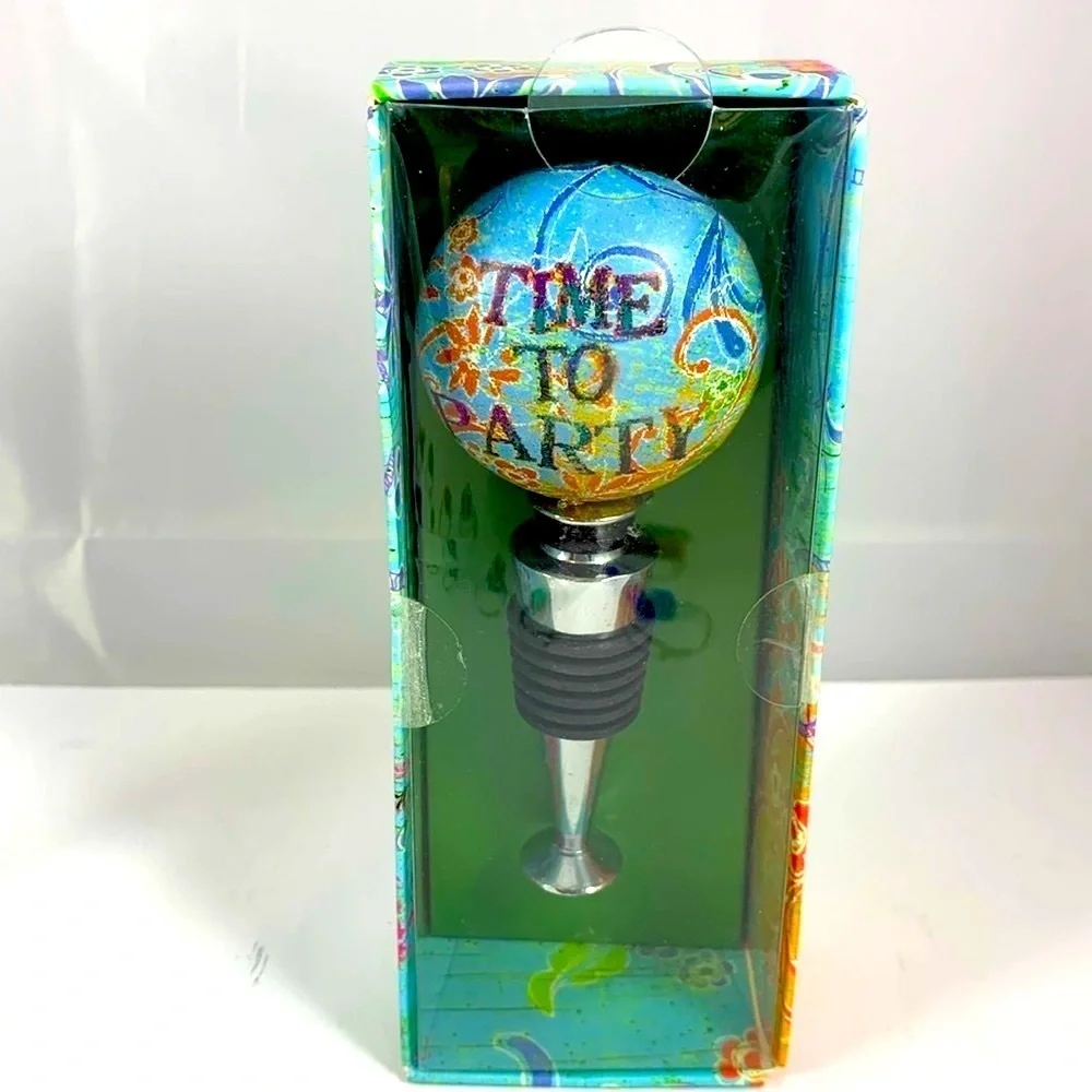WINE CADDY, WINE CHARMS & WINE BOTTLE STOPPER